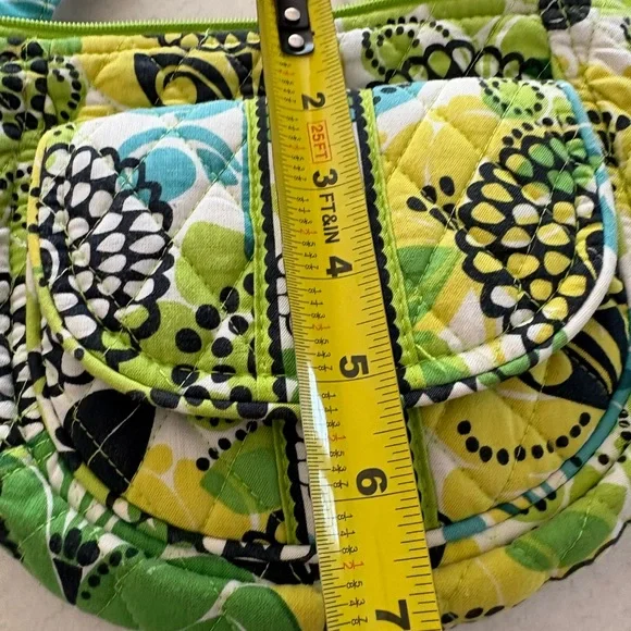3/$15 Vera Bradley Green and Blue Floral Women's Bag - Picture 3 of 6